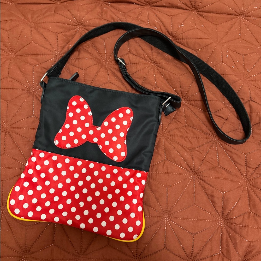 Double Sided Mickey & Minnie Crossbody
